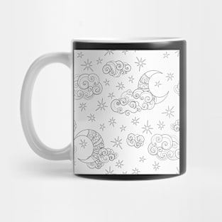 Noncolored Fairytale Weather Forecast Print Mug